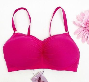 Savage X Fenty Mesh Gathered Balconette Bra: Hot Pink Size 1X - $35 New  With Tags - From Michelle