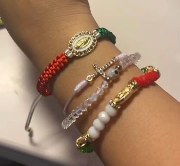 Red mexican store bracelets