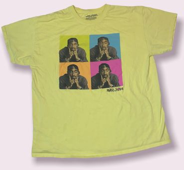 Poetic Justice Tupac (2Pac) Graphic Tee (size XL) Yellow - $15 (58