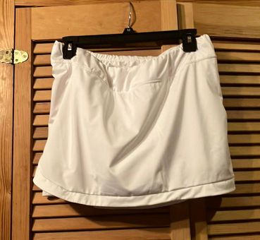 White Athletic Skirt