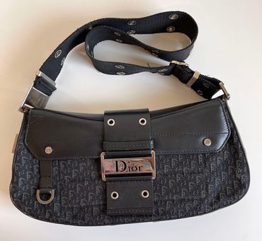 Christian Dior Columbus Y2K Leather Shoulder Bag Black - $1480 - From Raquel