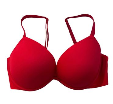 PINK - Victoria's Secret Wear Everywhere Super Push-up Bra Red