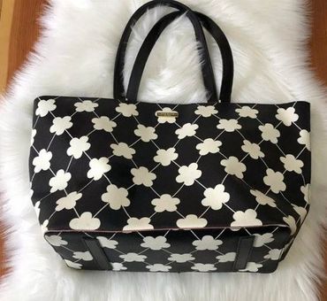 Kate Spade Black Floral Tote Bag Purse Multiple - $135 (69% Off Retail) -  From Kait