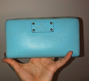 baby blue kate spade wallet