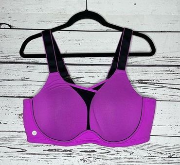 LIVI Active NWT Size 44C Purple & Black Cooling No-Wire Medium Impact  Sports Bra - $34 New With Tags - From Gabrielle