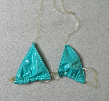 Micro Triangle Clear Strap Bikini