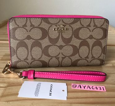 Coach Card Holder Pink - $69 (11% Off Retail) New With Tags - From Aya