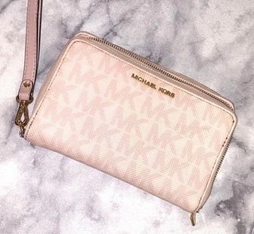 pink mk wallet