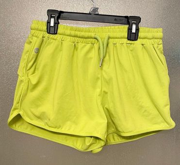 Senita Athletics Neon Green Senita Athletic Shorts Size M - $6
