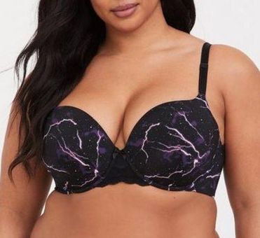 TORRID PUSH-UP WIRE-FREE BRA - GREY WITH 360° BACK SMOOTHING size