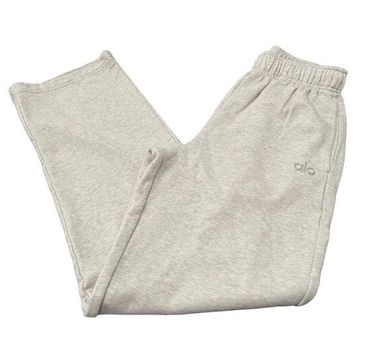 Alo Yoga Heather Oatmeal Accolade Straight Leg Sweatpants XXS - $90 - From J