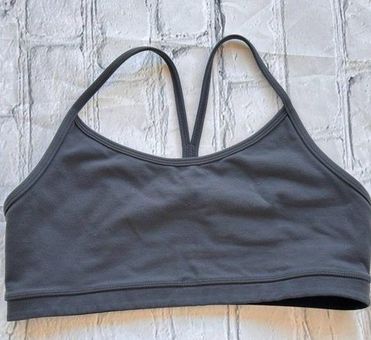 Lululemon Flow Y Bra IV In Dark Carbon Gray Size 10 - $36 - From Amy