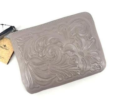 Patricia Nash NWT CASSINI Wristlet Leather Bag Purse Tooled