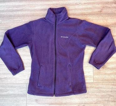 Columbia Sportswear Women's Purple Stand-Up Collar Full Zip