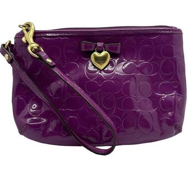 Coach Purple Heart Wristlet - $61 - From Lolas