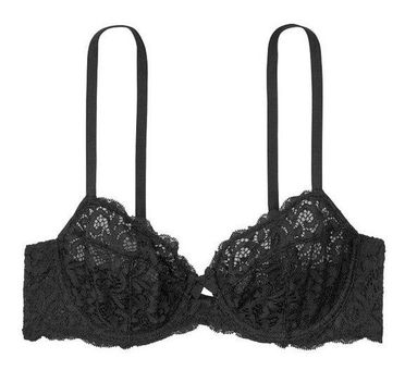 Victoria's Secret, Intimates & Sleepwear, Nwt Victorias Secret Size Small  Black Lace Unlined Bra Top