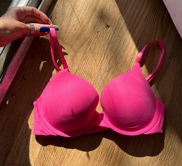 Victoria's Secret Hot Pink Push Up Bra Size 32 C - $10 (75% Off Retail) -  From Gabbi