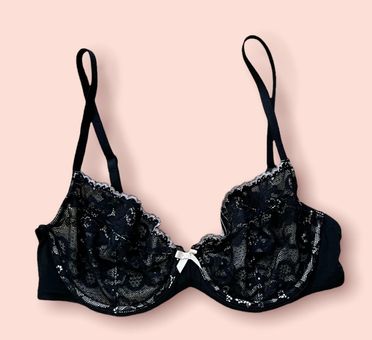 Victoria's Secret Unlined Demi Bra Black Size 32 C - $26 (56% Off