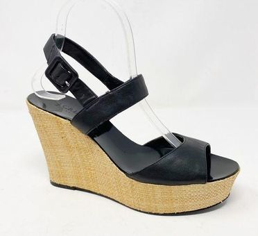 Corkys | Carley Wedge Sandal in Black Crystal | All That Glitters