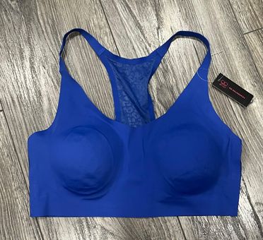 No Boundaries blue padded sports bra Size L - $13 New With Tags