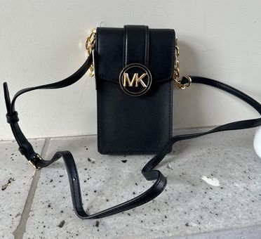 Michael Kors NWT Carmen Small Faux Leather Phone Crossbody Bag Silver - $99  (71% Off Retail) New With Tags - From Adriana