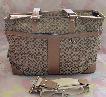 Coach Vintage Designer Multipurpose bag/ Diaper bag in like new condition  Tan - $140 (76% Off Retail) - From Kia