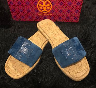 Amazon.com | Tory Burch Women's Miller Sandals, Vintage Vachetta, Brown,  Tan, 4 Medium US | Flip-Flops