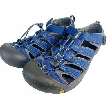 B-Keen, 12, rubber/poly/leather water sandals - Thread