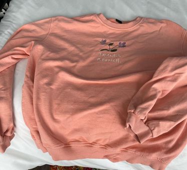 Urban Outfitters Thanks A Bunch Embroidered Crew Neck Sweatshirt