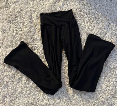 Aerie OFFLINE By Real Me Double Crossover Flare Legging Black