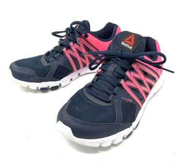 Reebok Women's Size 9.5 Yourflex Trainette 8.0L MT Sneaker Navy/Pink - $44  - From Gwen