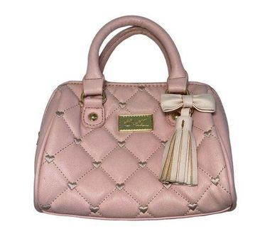 Betsey Johnson quilted heart purse | the demure muse | Flickr