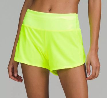 Lululemon Speed Up Shorts Yellow Size 2 - $50 (26% Off Retail