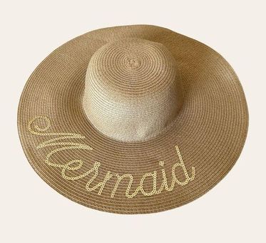 Francesca's Mermaid Big Floppy Beach Pool Hat - $18 - From Kayla