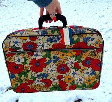 Flower Power Retro Duffel Bag