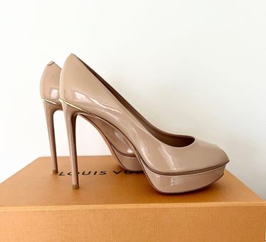 Louis Vuitton Heels Platform Shoes Nude Tan Size 9 - $850 (32