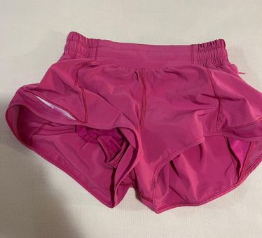 Lululemon Sonic Pink Hotty Hot Shorts 2.5