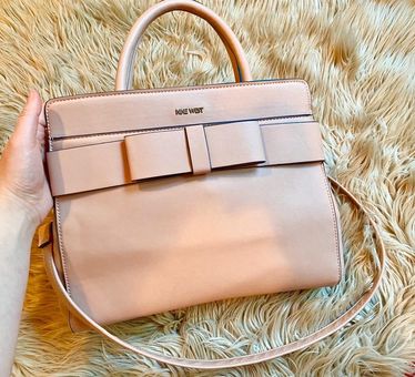 Nine West CrossBody Shoulder Bright Pink & Grey Bag Purse Geometric Pattern  | eBay