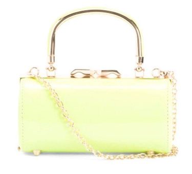 Joseph D Arezzo Cylinder Top Handle Clutch Yellow 20 60 Off