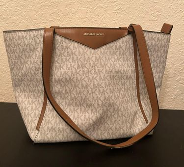 Michael Kors Purse White And Tan | suturasonline.com.br