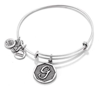 Initial A Charm Bangle Bracelet - Alex and Ani