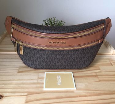 Michael Kors Kenly Medium Crossbody Waist Pack Brown