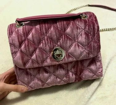 Natalia Crushed Velvet Small Flap Crossbody | Kate Spade Outlet