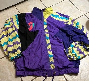 90s colourful store jacket