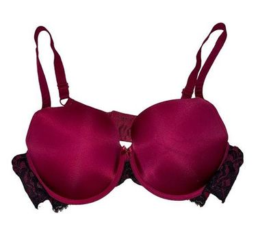 Torrid red black lace adjustable strap push-up bra women's size 42C - $22 -  From Spencer