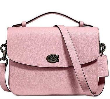 COACH Cassie Leather Top Handle Bag