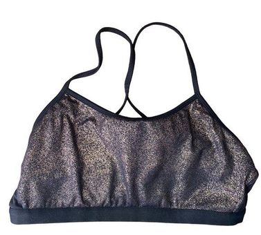 Fabletics Black And Copper Metallic Sports Bra Size Medium - $19 - From  Pamela