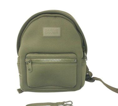 Dagne Dover Dakota Small Neoprene Purse Backpack Dark Moss