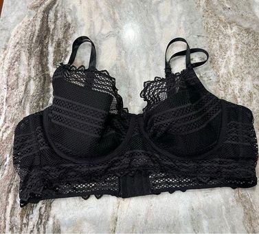 Cacique Black Lace Bra Size 44D - $24 - From Kaitlin