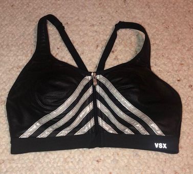 VINTAGE Victoria's Secret Bra Black Pink 34B